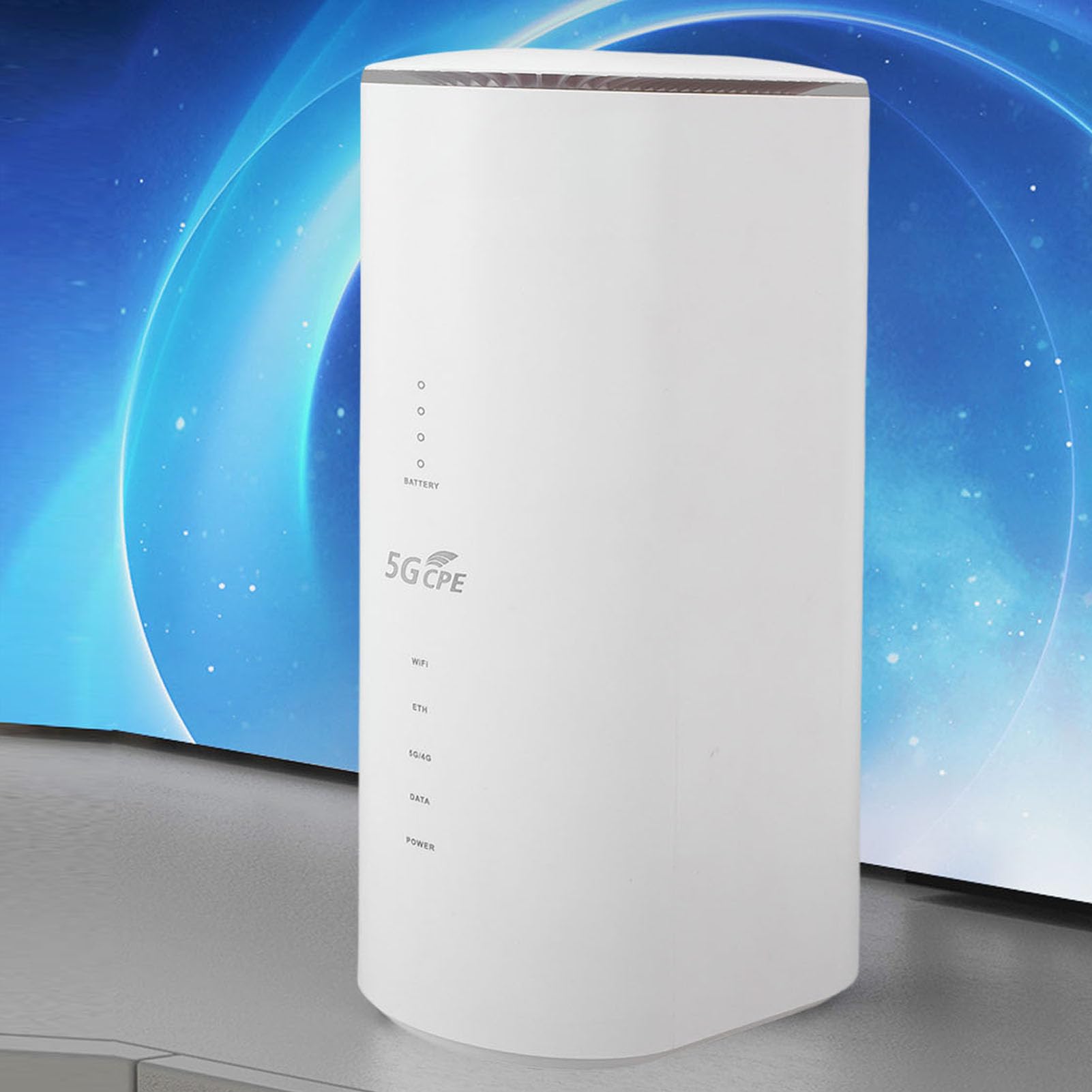Jectse Router CPE da 5G con Slot SIM Slot Ultra Veloce velocità a Doppia Banda per Download Veloci e Trasferimenti di File 32 Dispositivi WiFi Mobile Hotspot 8 Antenne Ad Alto Guadagno 4x4mimo 5G