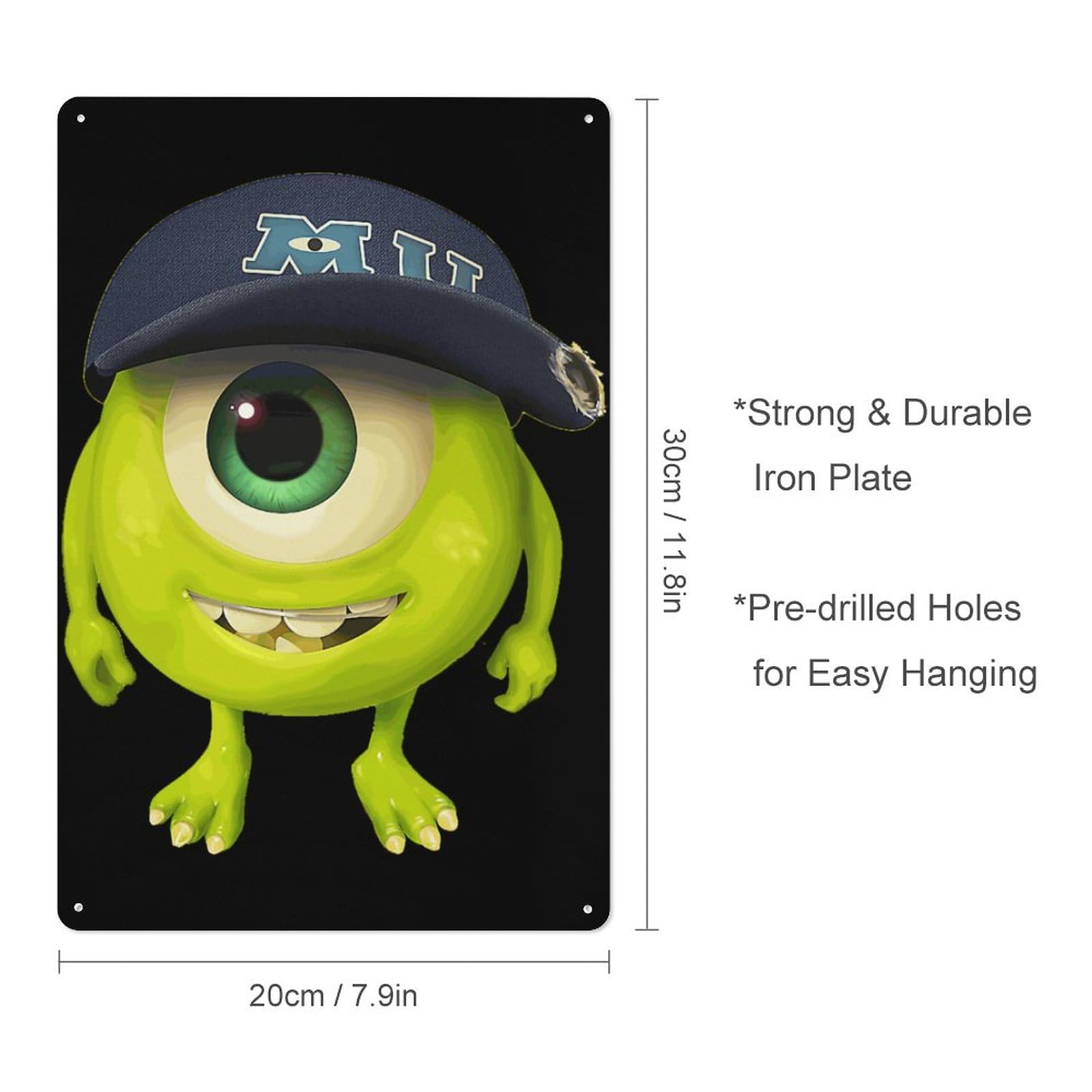 Amazon.co.jp: 装飾画 モンスターズ インク マイク サリー アート