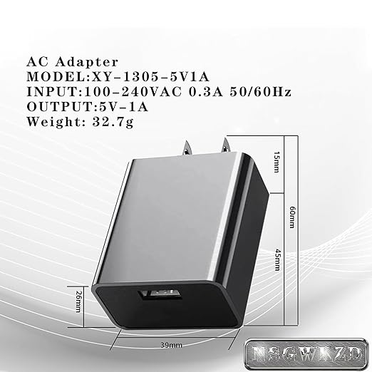 Cargador de pared 5V para tableta gráfica Gaomon Huion UGEE miniatura 2