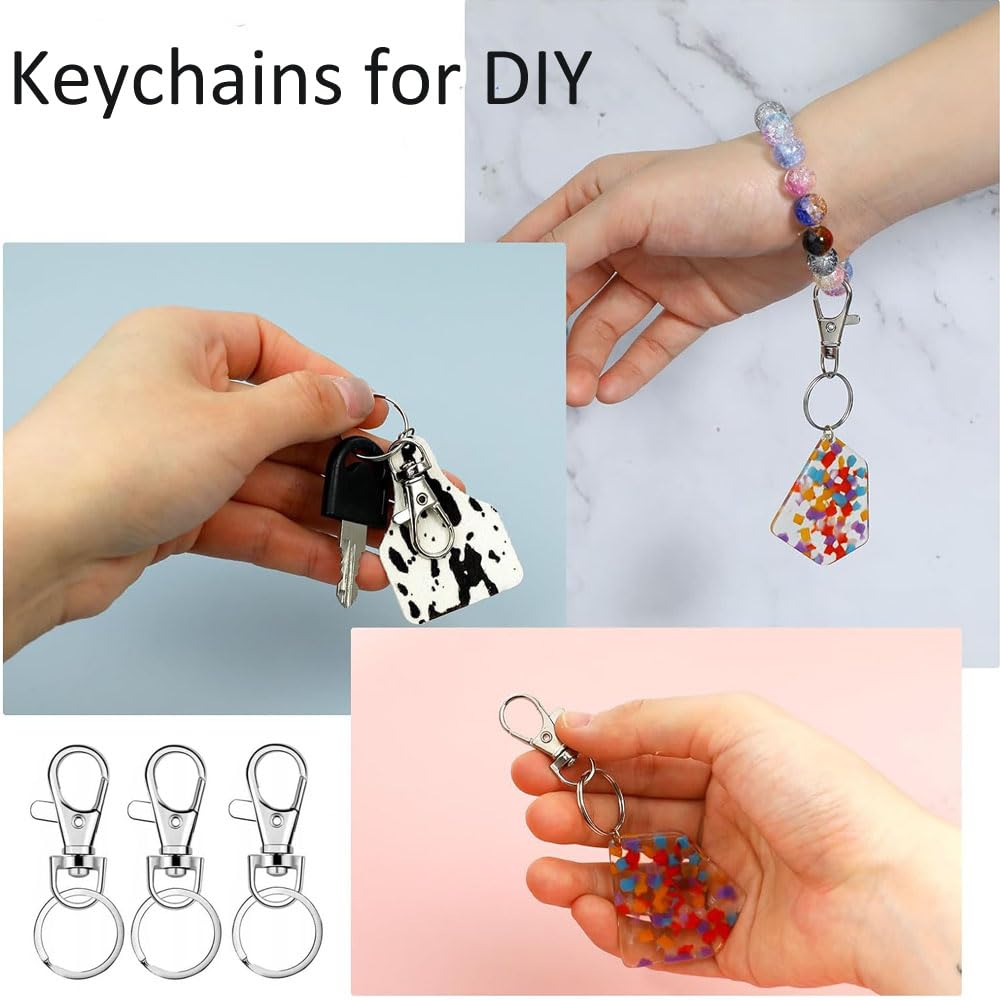 二重リング #15×15 ハンドメイド　キーホルダー　DIY シルバー10個 Amazon.co.jp: ナスカン 二重リング キーホルダー 15セット 38mm