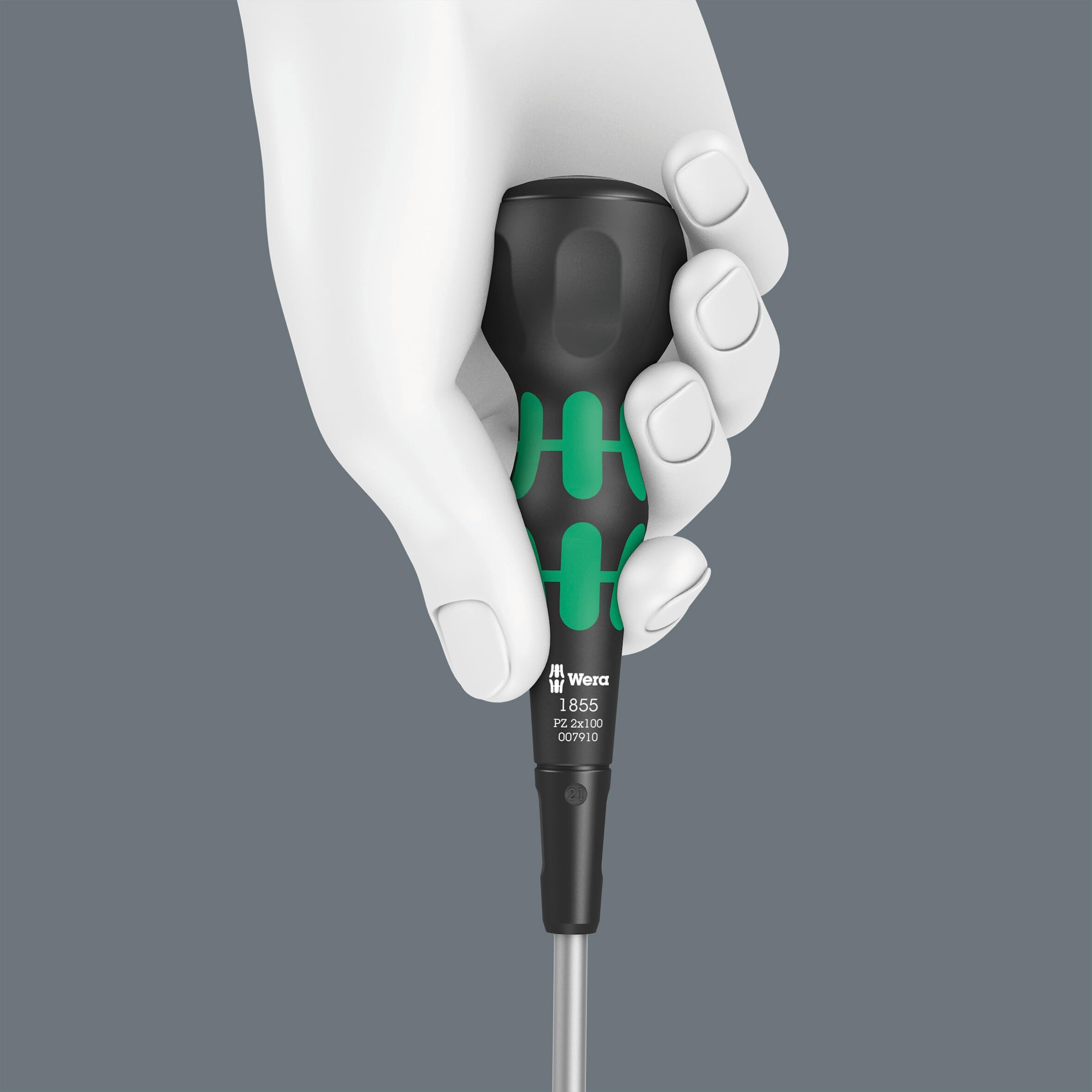 Wera 05134029001 9528 Ball-Grip Set 2, juego de destornilladores, 9 piezas