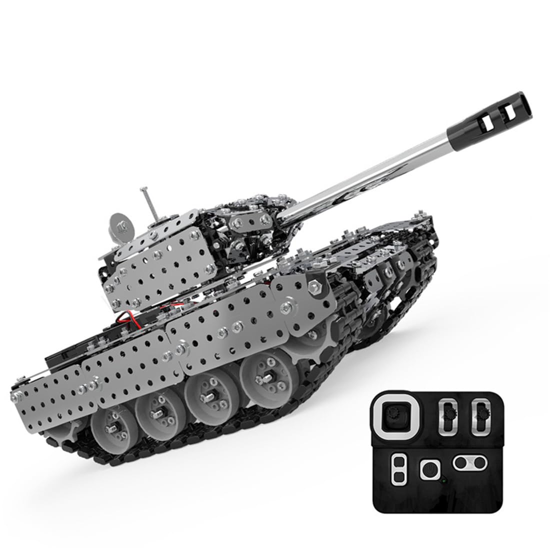 Metalowe puzzle 3D dla dorosłych, metalowe zdalnie sterowane ciężarówki, mechaniczne modele puzzli, zestawy DIY łamigłówki, rękodzielnicze, prezenty urodzinowe(Version:A)