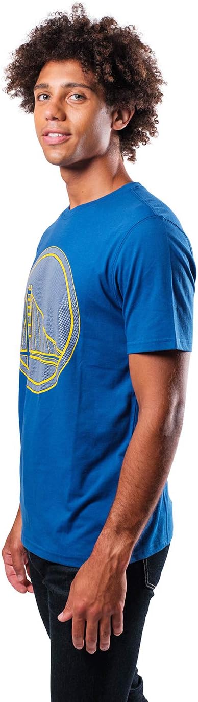 Ultra Game Men's NBA Official Brushed Reflective Logo Tee Shirt - Image 3