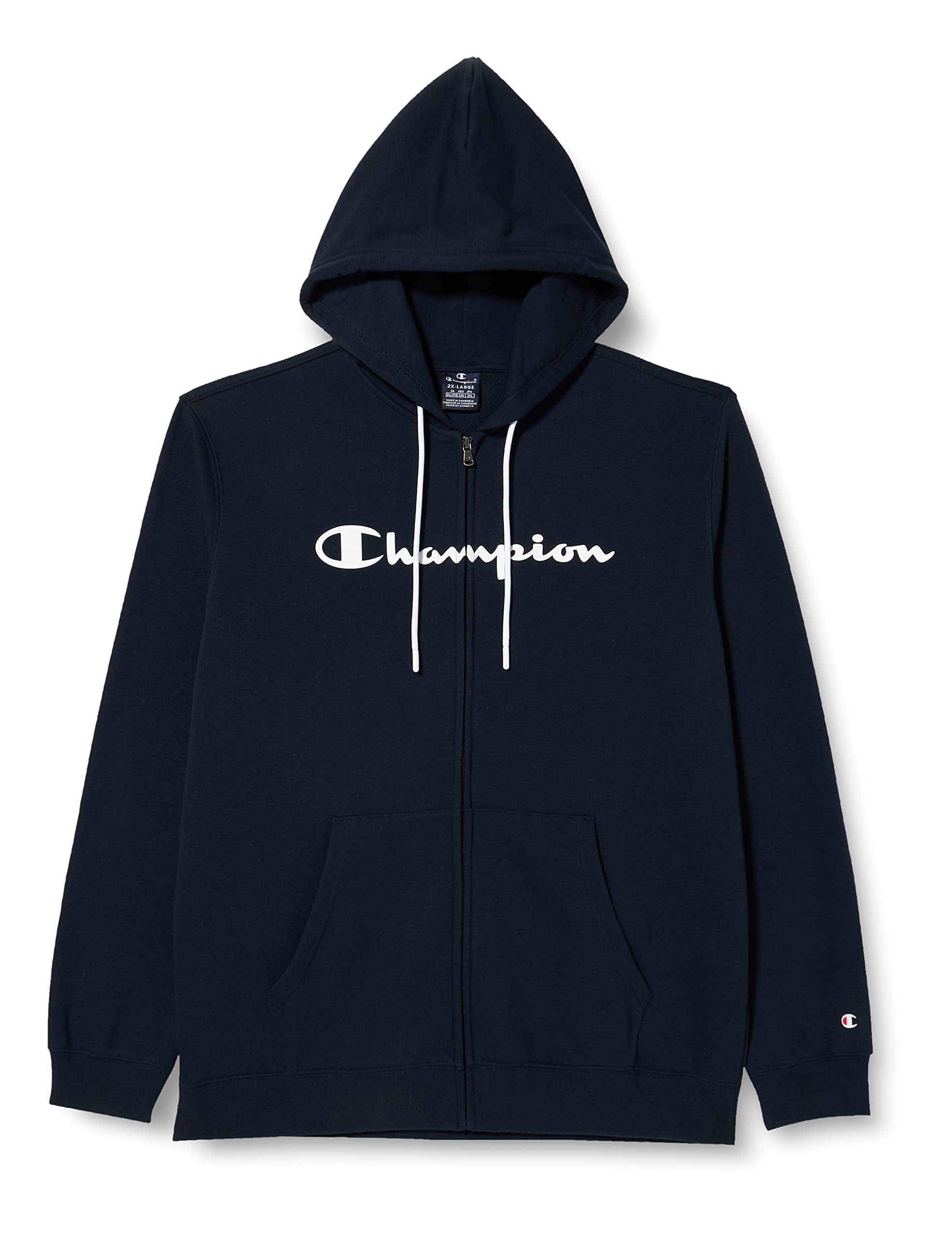 ChampionMen's Legacy American Classics Heavy Powerblend Terry Logo Full Zip  Hooded Sweatshirt