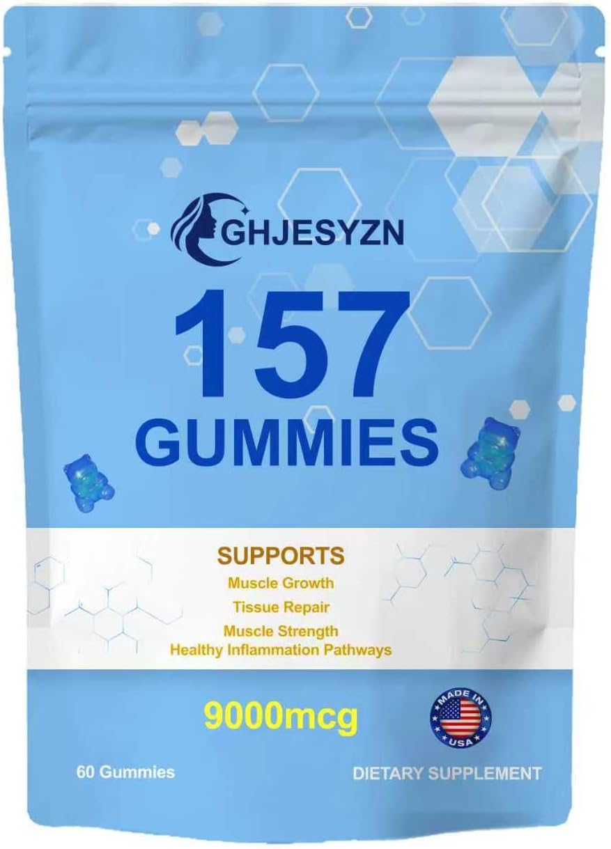 Booly Protection Compound 157 Peptide Gummies 9000Mcg, Gluten Free, Non-GMO, 60 Count