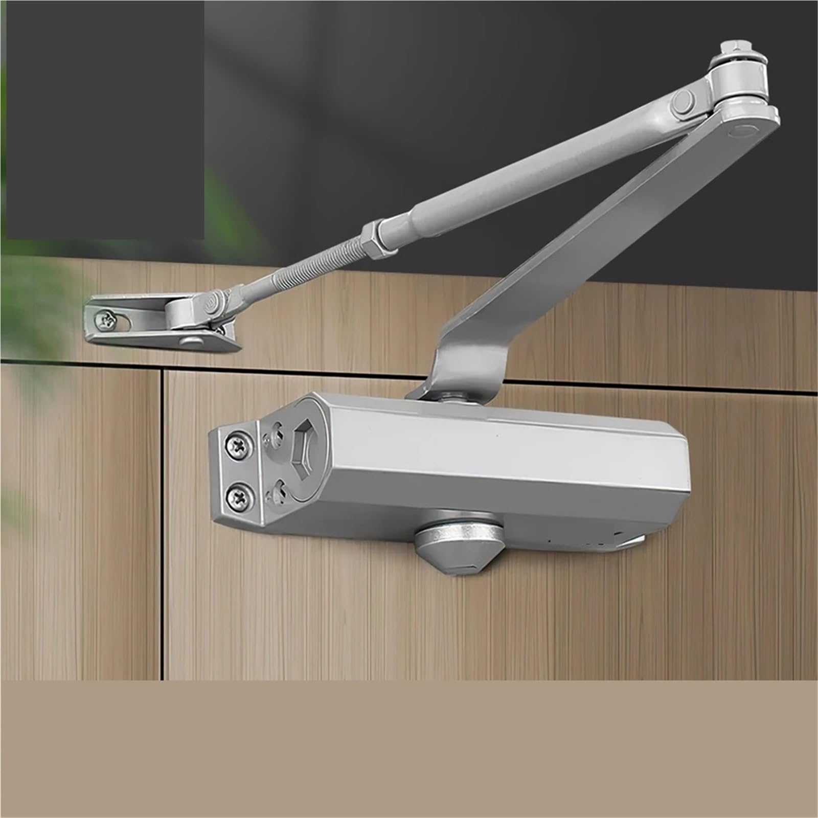 Fermeture de porte douce et silencieuse avec ce ferme-porte réglable