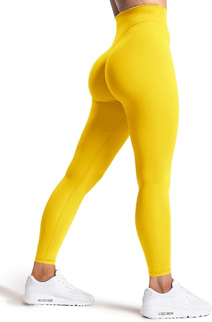 Olmlmt No Front Seam Workout Leggings for Women Tummy Control Butt Lifting Leggings Buttery Soft Gym Yoga Pants