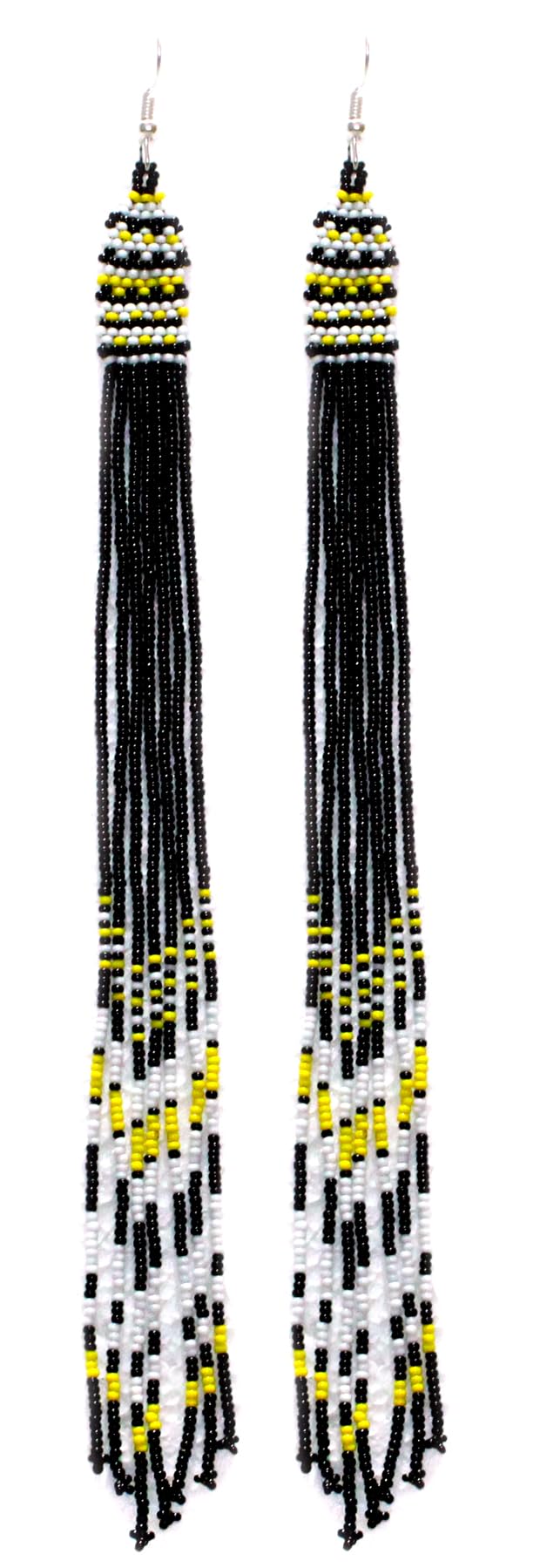 Handmade Long Beaded Dangle Earrings – Boho Native Handmade Seed Bead Tassel Bohemian Large Statement Drop Fringes for Women (pattern16) (B0DGQ3CC3N) Amazon Price History, Amazon Price Tracker