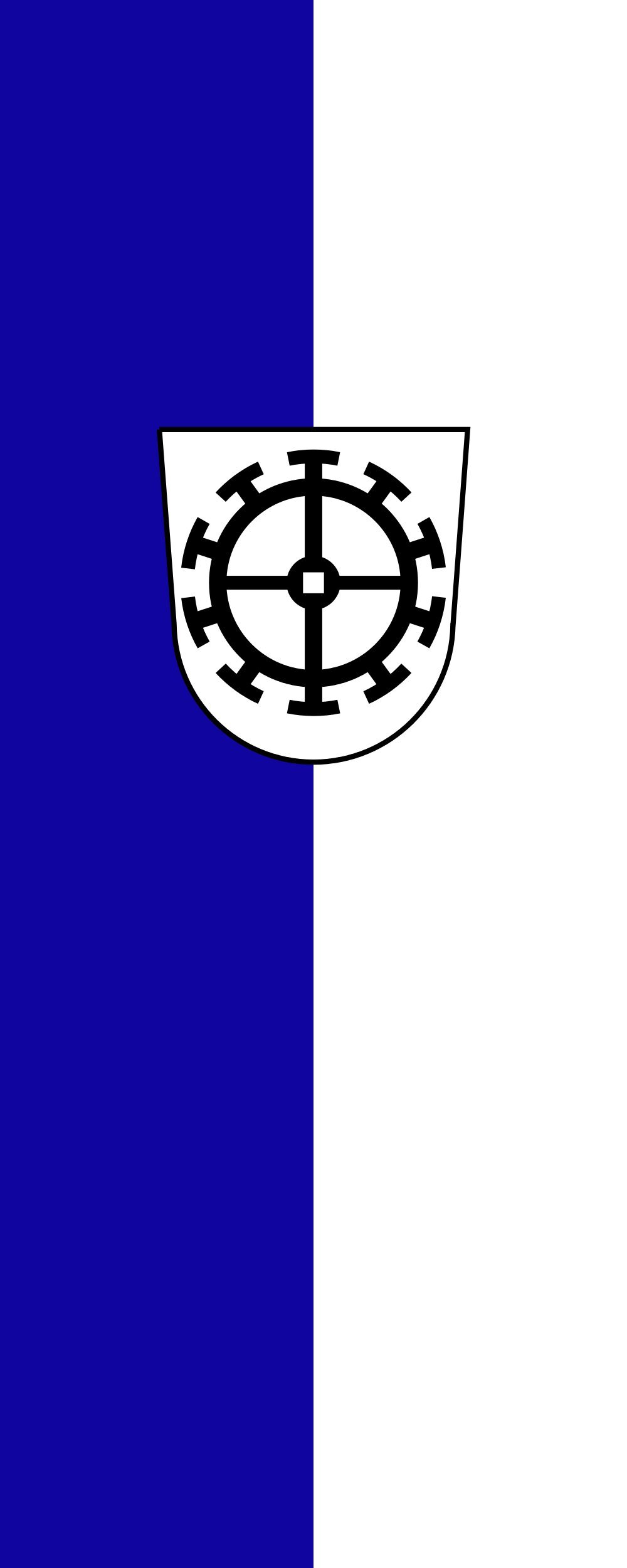 Drapeau Mühlheim an der Donau grand format pour mât de mairie
