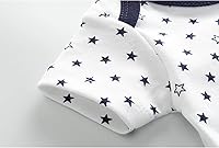 Vista 5 de Ropa unisex para bebés, paquete de 5 mamelucos de manga corta y 3 mamelucos con pies para bebé