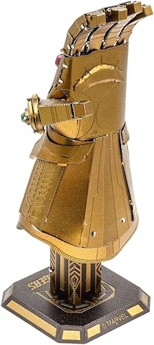 Miniatura 5 de Metal Earth Fascinations Marvel Avengers Infinity Gauntlet 3D Kit de modelo de metal con pinzas