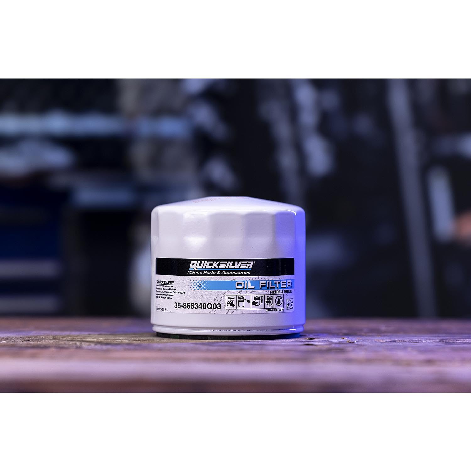 Quicksilver 866340Q03 Oil Filter - MerCruiser Star Drive and Inboard Motors