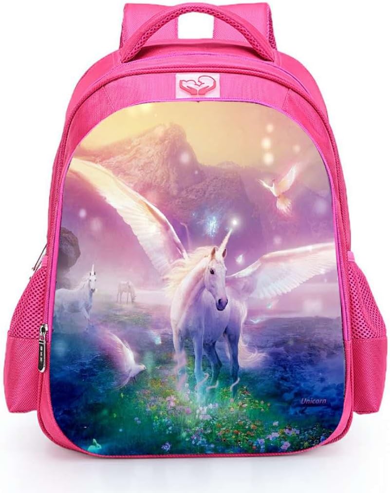 bobalife Bubble tea in the makingBFYSYO Unicorn Student School Backpack, Unisex, Pink 01, Daypack Backpacks, Big Size, 2 Compartments, Waterproof, Polyester, 390 Grams