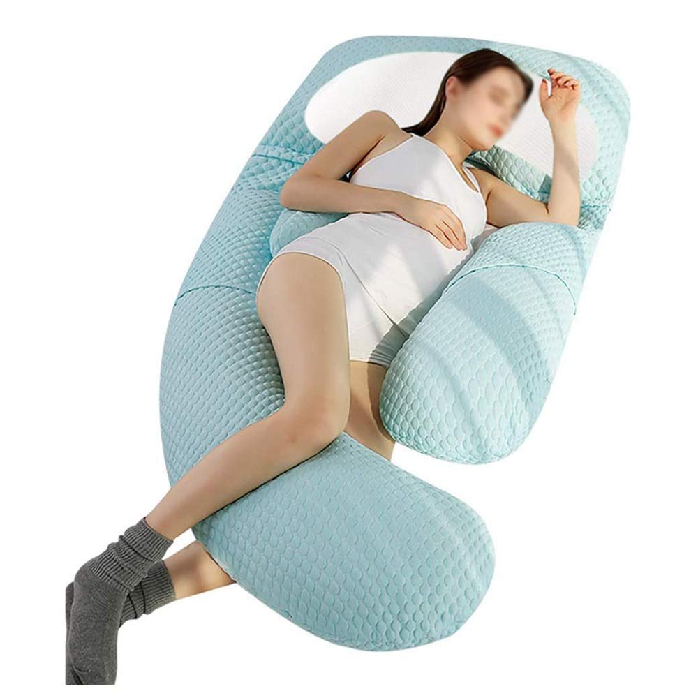 HMTE Almohada Corporal, Almohada de Embarazo de Cuerpo Completo y Almohada de Lactancia, Almohada de Maternidad U para Dormir, amamantar y Alimentar
