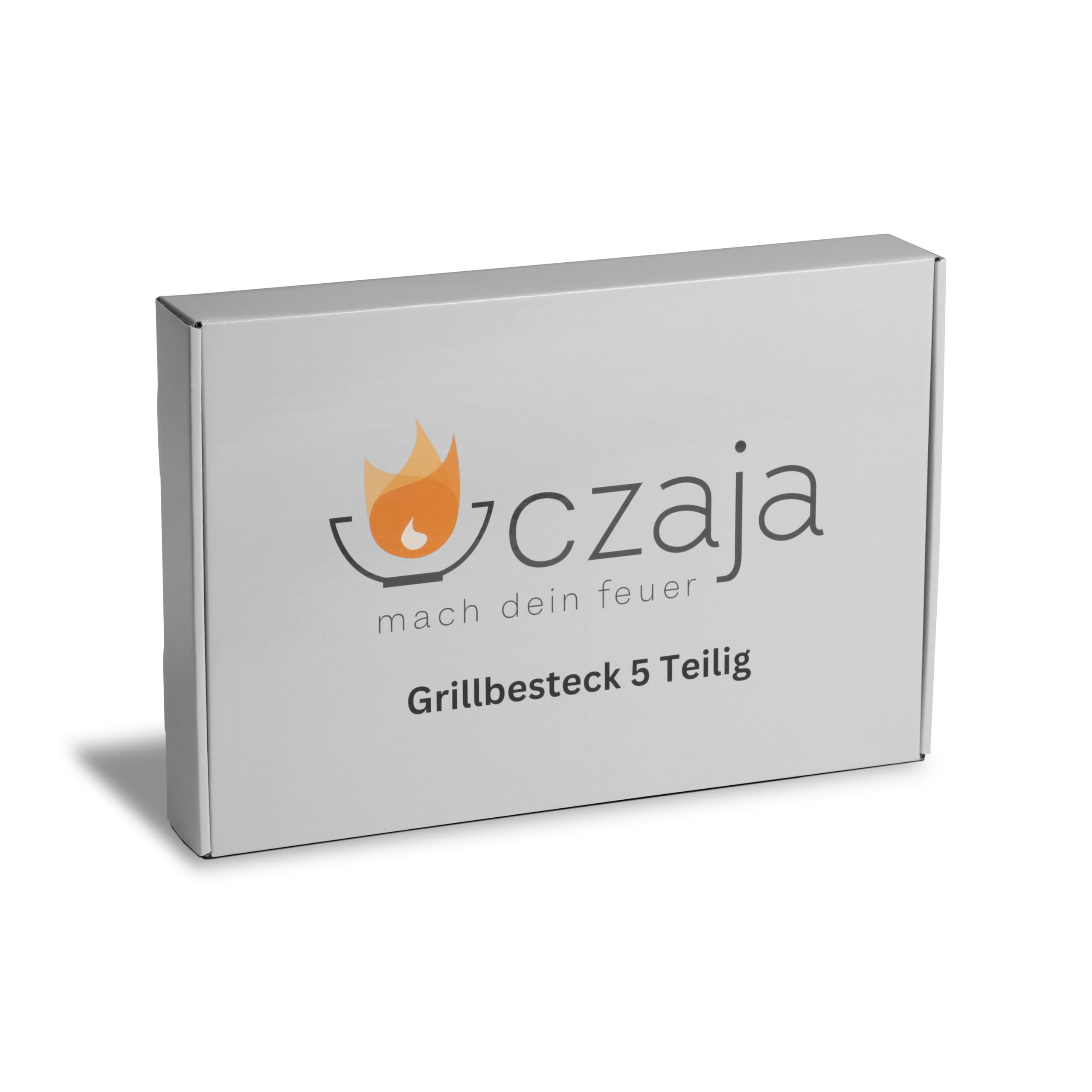 Grillbesteck für Feuerplatte 5 Teilig - Grillwender BBQ Edelstahl - Grillspachtel für Plancha