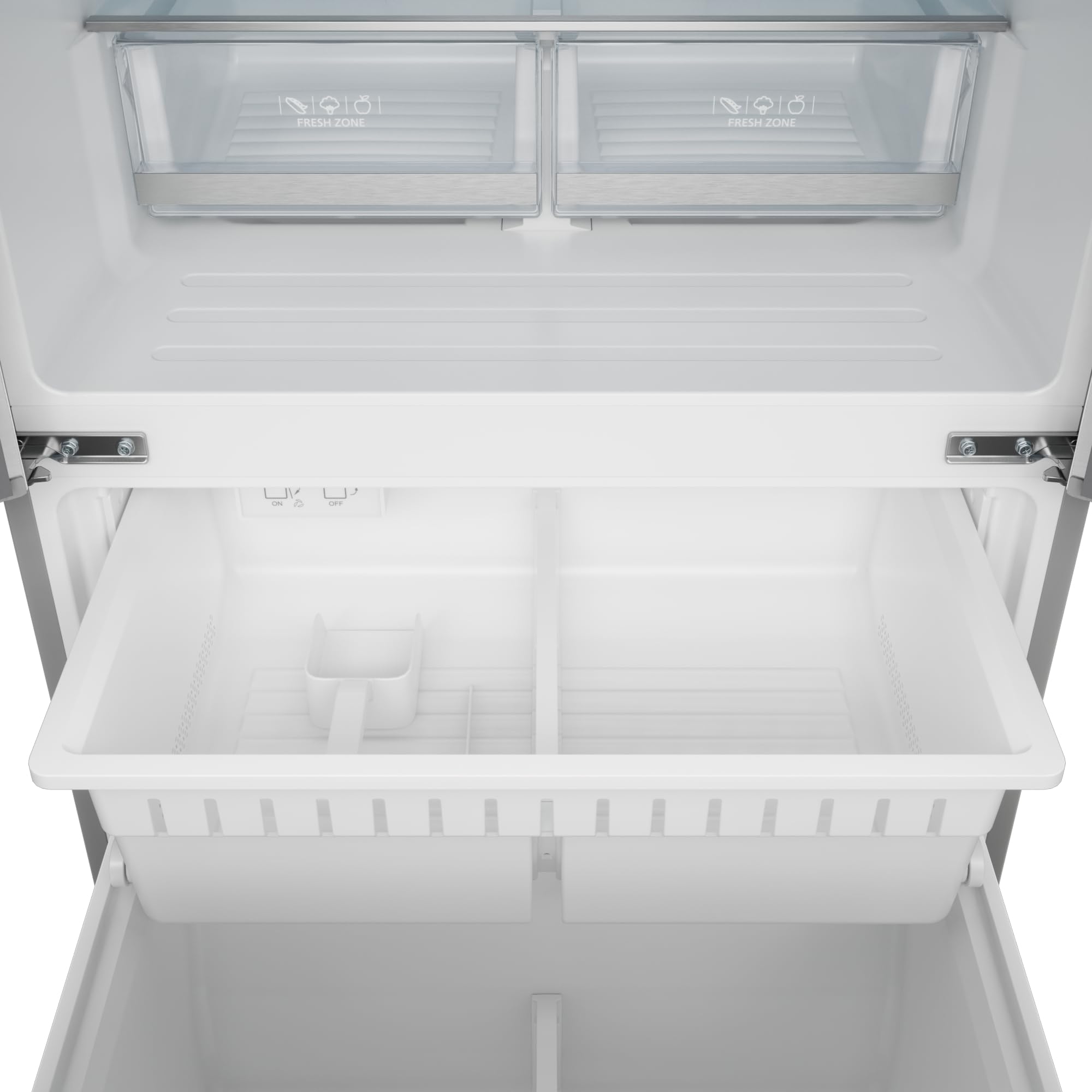 Thor Kitchen Gordon Ramsay 30 Inch 17.7 cu ft French Door Counter Depth Refrigerator with Ice Maker in Stainless Steel on Fridge.com