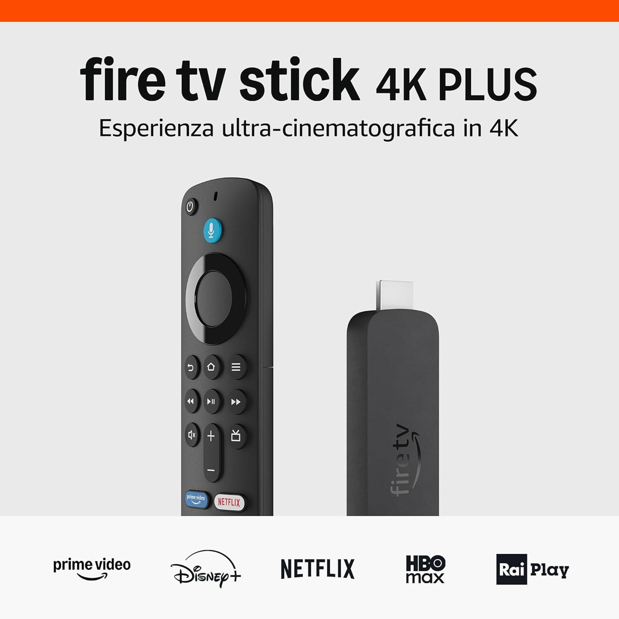 Amazon Fire TV Stick 4K Plus con Amazon - Adattatore Ethernet