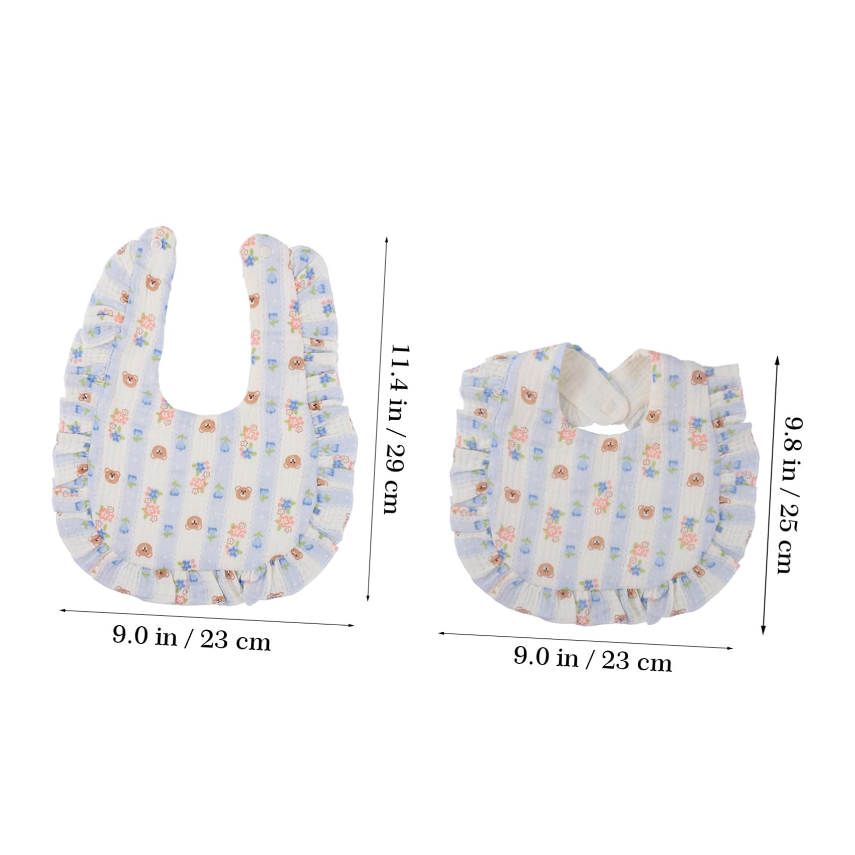 Veemoon 12stücke Baumwolle Weiche Und Saugfähige Muslin Sabberlätzchen Niedliche Designs Für Neugeborene Für Füttern Und Sabbern Praktische Babyaccessoires