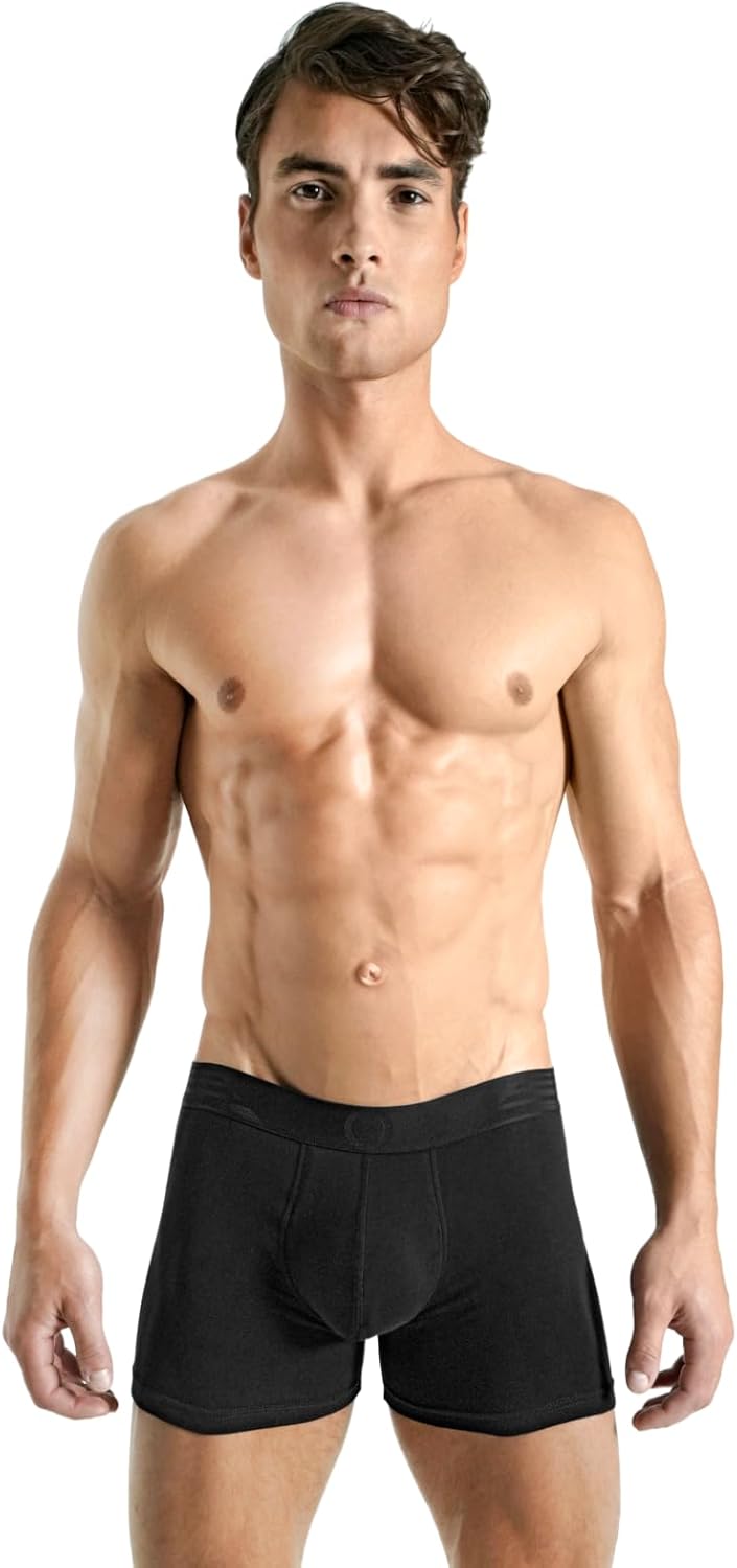 Rounderbum Men’s Dual Tech Padded Boxer Brief + Smart Package Cup – Removable Pads & Package Support, 3 Colors - Image 2