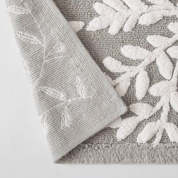 Madison Park Serene Tufted Textured Cotton Bath Rug, 21 x 34, Grey - image 9