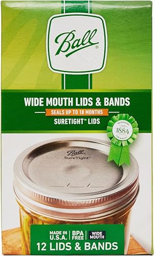 Bola color 6 paquetes tapas y bandas, color azul, Boca amplia, Acero inoxidable