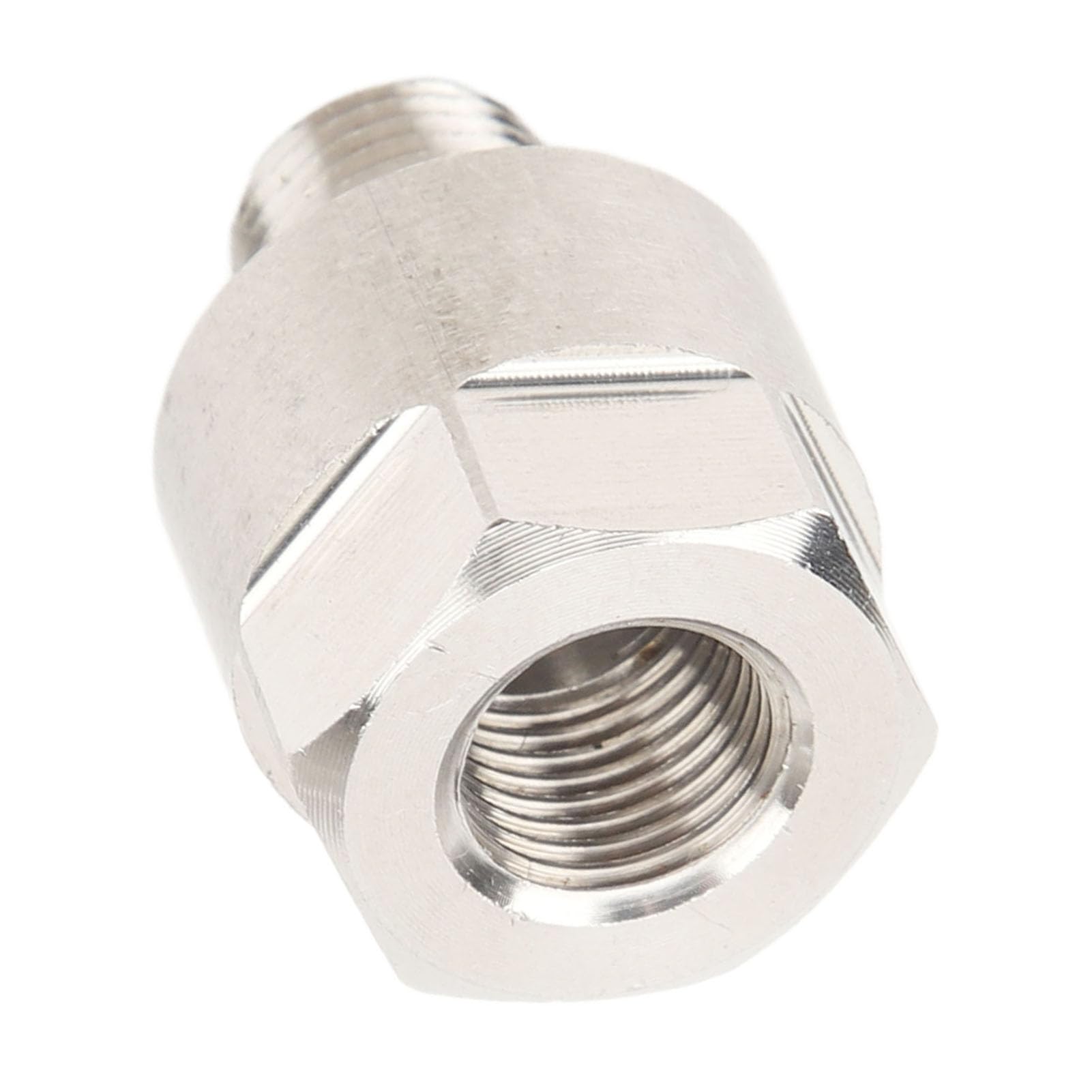 Aramox Adattatore per Manometro Dell'Olio, 1/8 Pollici NPT Maschio a M10x1,0 Femmina per Decollo del Manometro della Pressione Dell'acqua