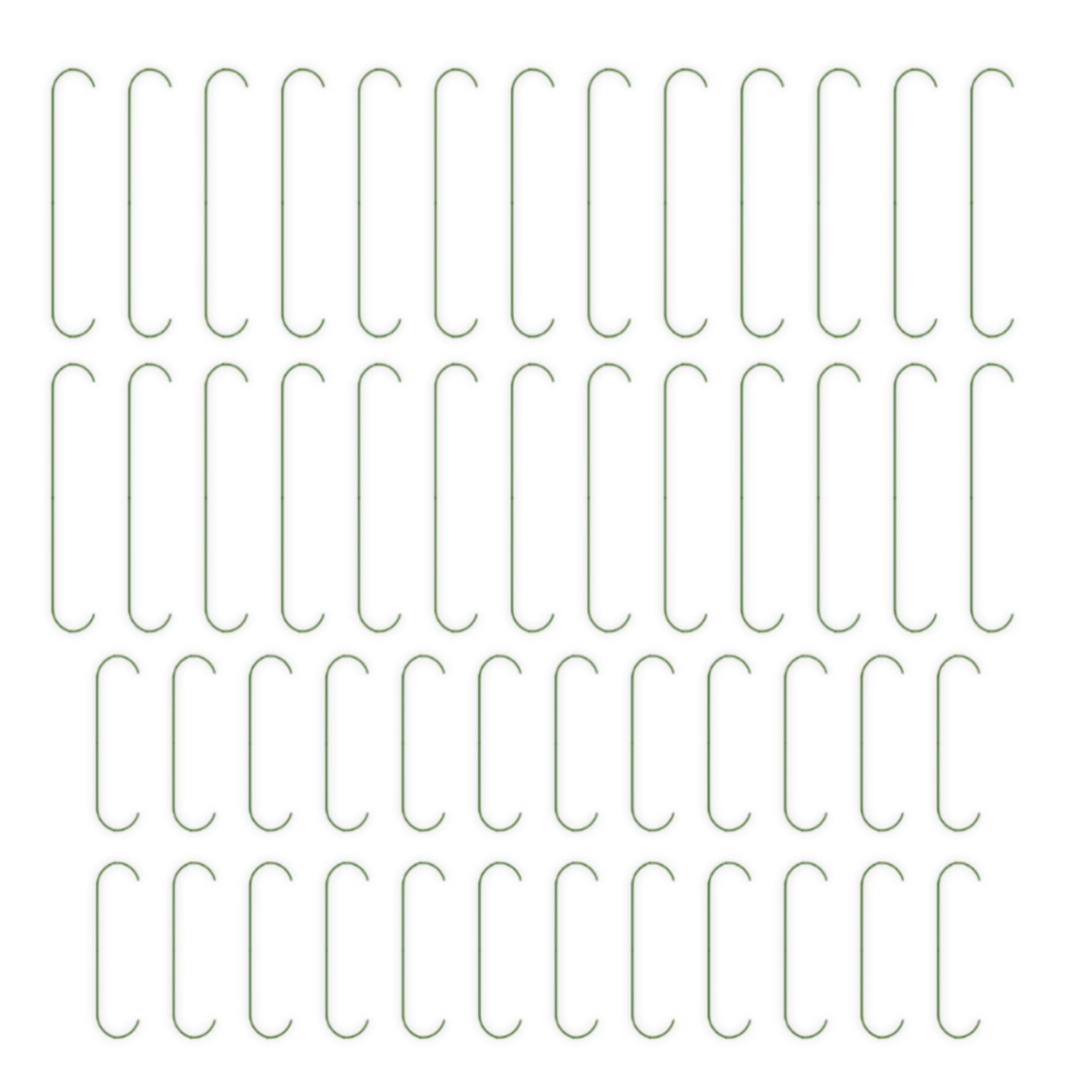 Akh Green Akh® Christmas Ornament Hooks | 200-Pack | Reusable Metal Bauble Hangers For Christmas Tree Decorations & Baubles |