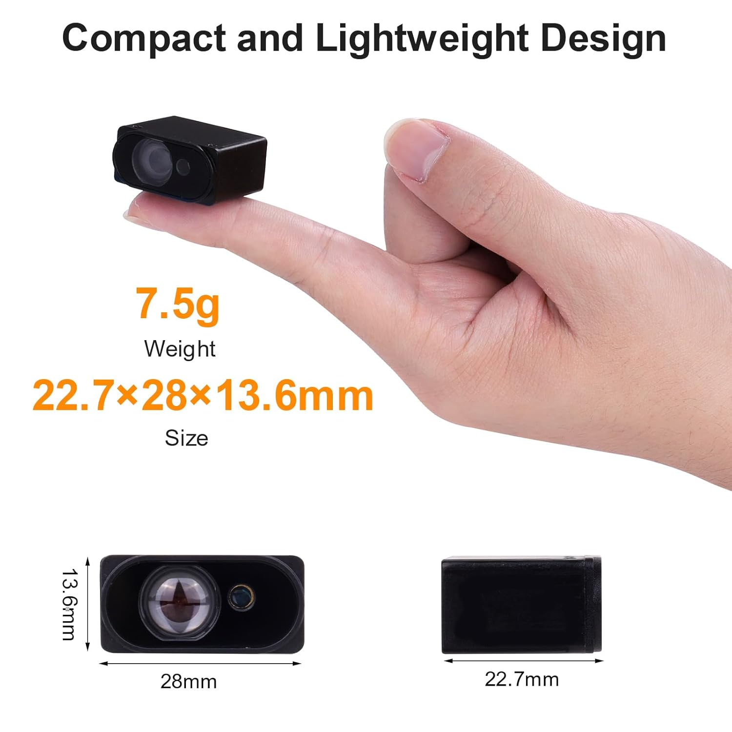 TOFSense-F2 Lidar Sensor 0.05-25m Range High Precision Single-Point Distance Sensor Compact Lightweight ToF Module with UART I2C IO Interface for Drone Robot A rduino Raspberry Pi Pixhawk Ardupilot