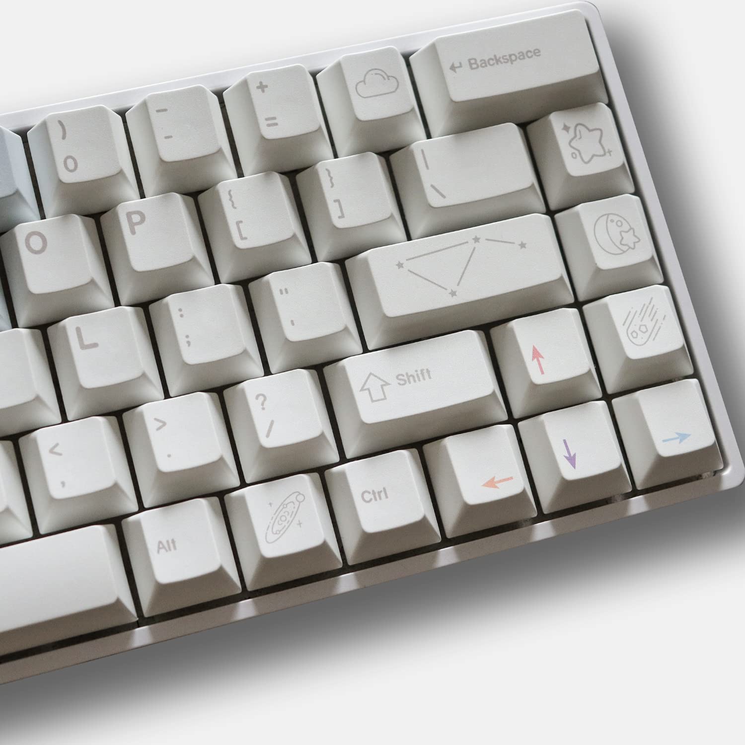auguri Dreams Keycaps PBT Cherry Profile Keycaps for 60% 65% 75
