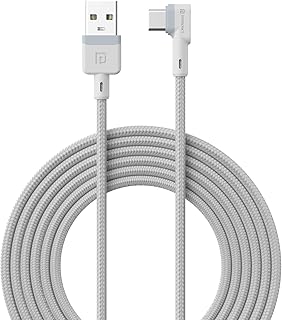 Portronics Konnect L Fast Charging 3A Type-C Cable 2 Meter with Charge &amp; Sync Function for All Type-C Devices (White)