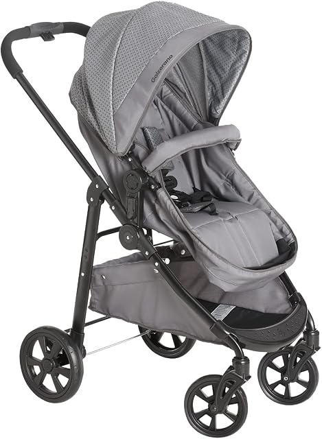 Carrinho de Bebê Passeio 3 em 1 Nascimento Até 15Kg Tavel System Berço Moises Olympus Galzerano