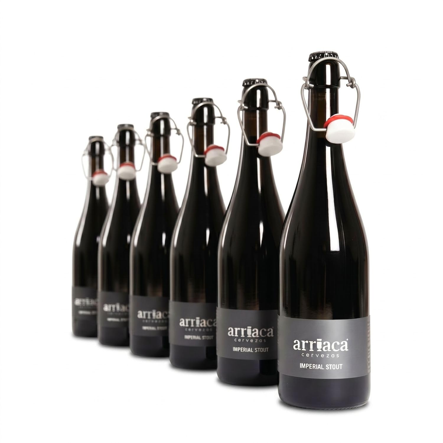 Cerveza artesana ARRIACA IMPERIAL RUSSIAN STOUT Pack Regalo Premium (Caja 6x75cl)