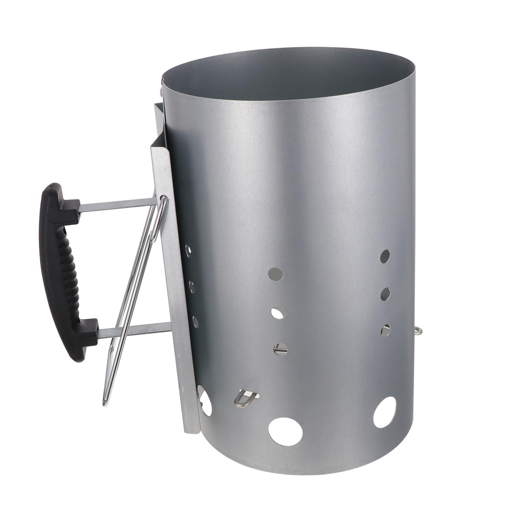 UPKOCH Accendi Carbonella Galvanizzato Argento per Barbecue da Esterno Eccellente Circolazione d'Aria Senza Odore Residuo per Vacanze Estive e Grigliate All'aperto