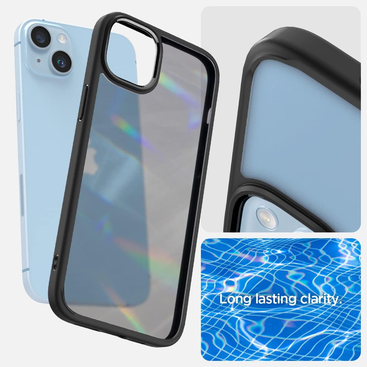 Spigen Ultra Hybrid Designed for iPhone 14 Case (2022) - Frost Black