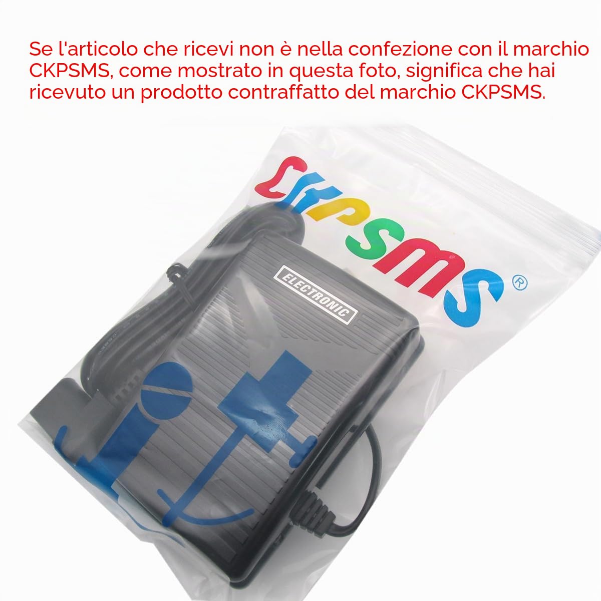 ckpsms Marca - # 979314-031 Pedale di Controllo di Pedale da 220 V con Cordino Regolazione Compatibile con/Sostituzione per Singer Marca Macchina da Cucire casa
