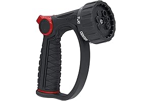 Orbit 7-Pattern Watering Nozzle with Thumb Control for a Refreshing Outdoor Oasis