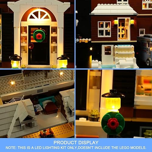 Vista 22 de VONADO Kit de luces LED compatible con el juego de Lego solo en casa, iluminación de bricolaje (sin modelo Lego, solo luces)
