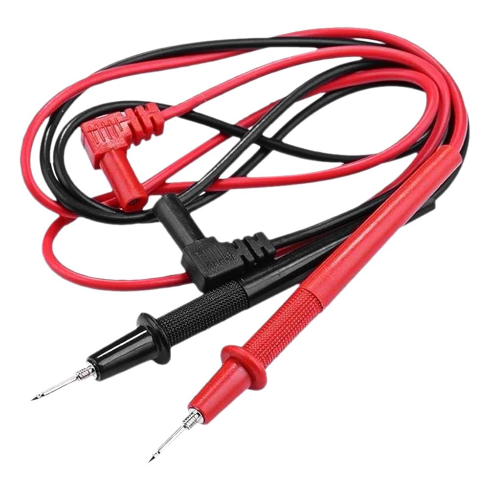 Hemobllo Universal Multimeter Test Pen Cable with Shrouded Probes 38.98In Automotive Electrical Testing Wire Compatible with Digital Multimeter 1000V 10A