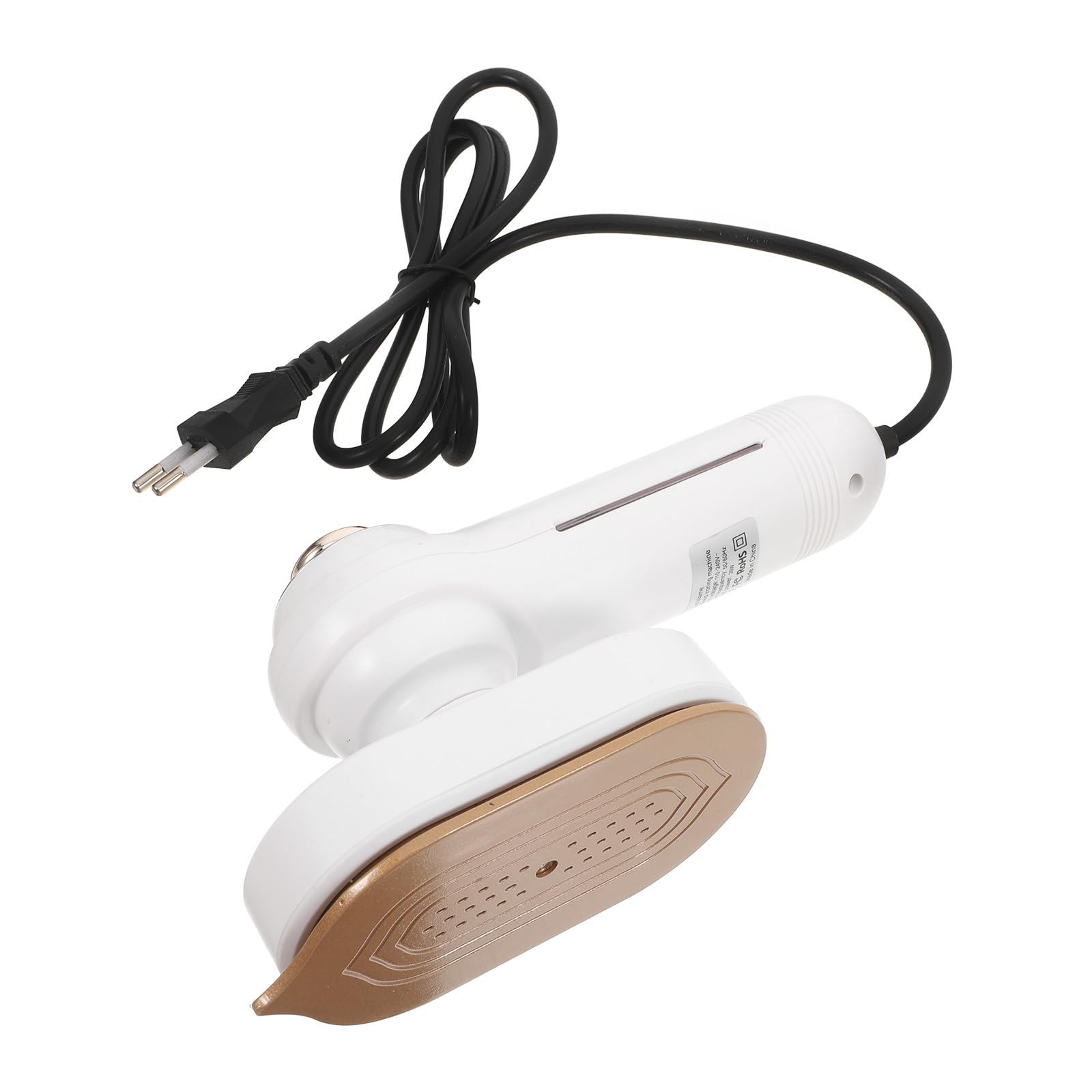 Plancha de Viaje de Vapor de Mano Plancha de Viaje Portátil 60ml Abs Goma Cobre y Magnéticos para Ropa Uso en Oficina