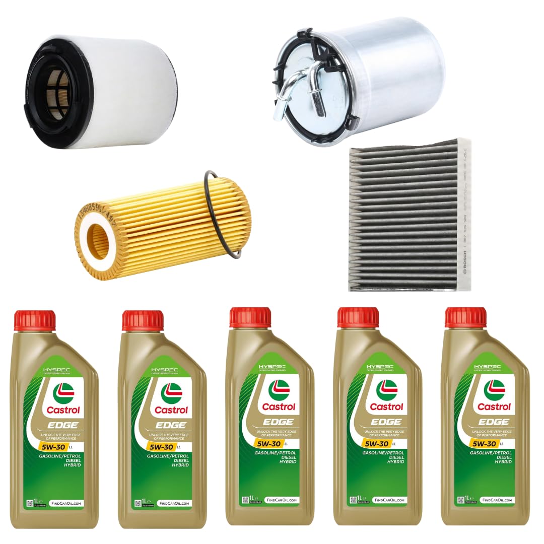 KIT TAGLIANDO 4 FILTRI E 5 LT LITRI CASTROL 5W30 PER - Foto 10
