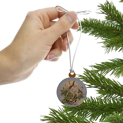 Miniatura 2 de Figura decorativa para árbol de Navidad, diseño de faisán en la naturaleza, pequeño, pequeño, pequeño, pequeño, para árbol de Navidad