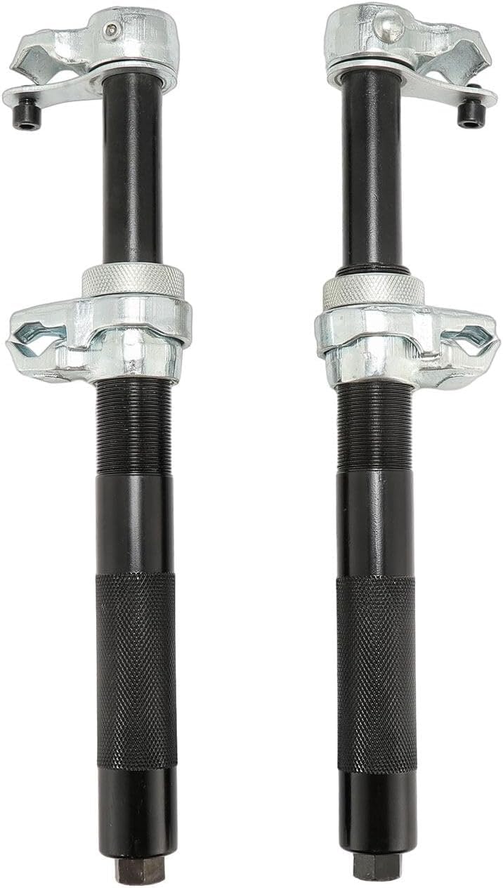 Juego de 2 tensores de muelles universales para coche, coche, profesional, amortiguador, herramienta de bajada 1,2T, con soporte de seguridad para coches, camiones, ATV, UTV