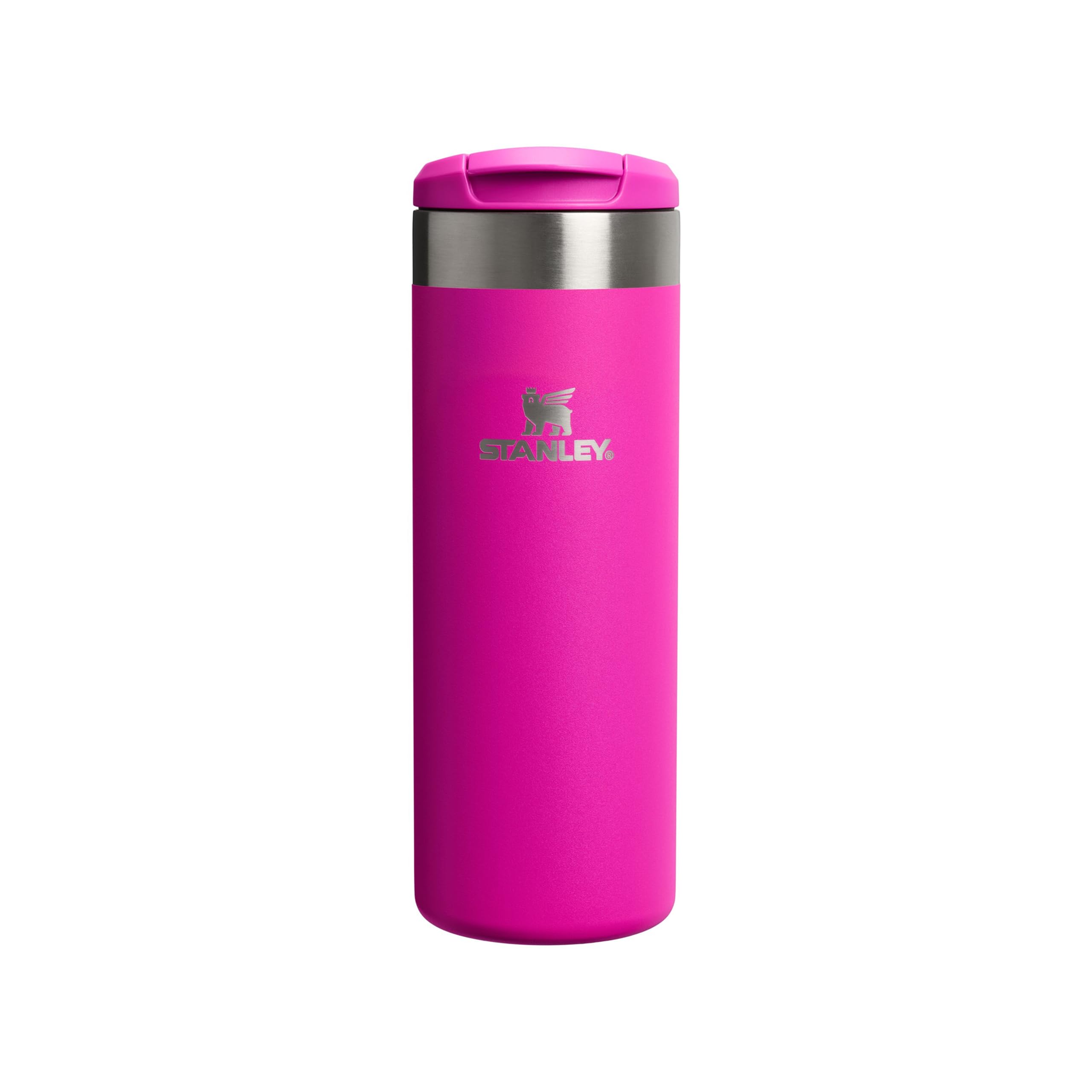 Stanley 1913 Aerolight Transit Travel Mug 0.47L - Keeps 6 Hours Hot - 8 Hours Cold - Dishwasher Safe - Leakproof - Car Cup Holder Compatible - Insulated Coffee Cup - Violet Blossom โ image 1