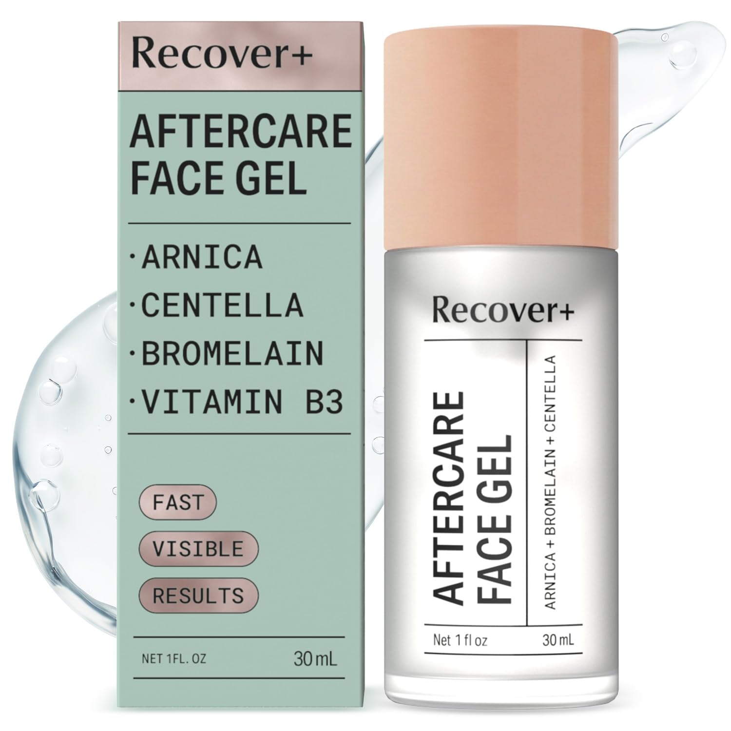 Arnica Face Gel for Cosmetic Aftercare – Lightweight Botanical Recovery Gel with Arnica