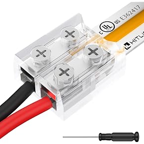 CISLAN 1pc T Shape 2-Pin Connector For Single Color LED Deck Lights – IP67 Waterproof, Flat Special Interface, Compatible With CISLAN Warm White & Cold White Lights, Not For Other Brands