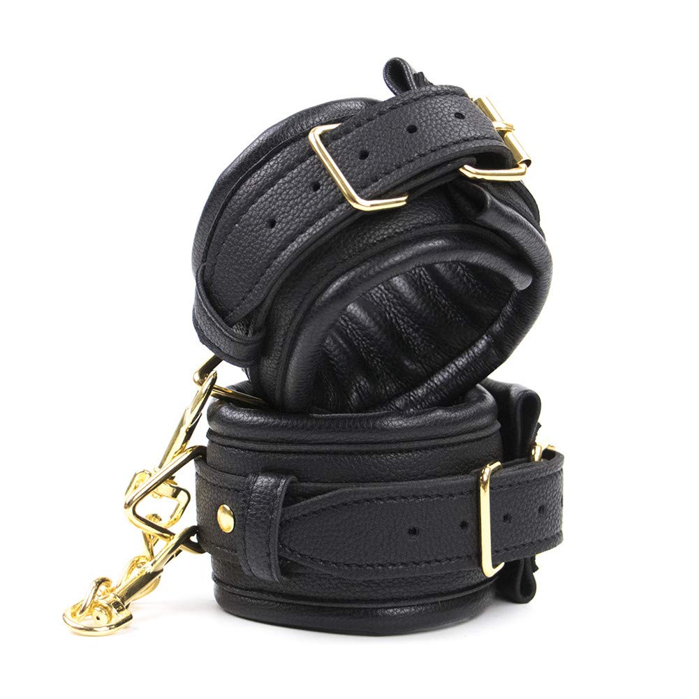 Ensemble de bondage en cuir rembourré