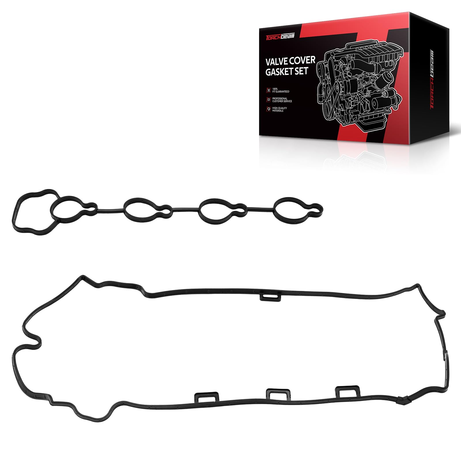 Torchbeam VS50778R Valve Cover Gasket Set for GMC Terrain 2010-2017 2.4L