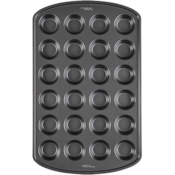 Wilton Perfect Results Premium Non-Stick Mini Muffin and Cupcake Pan, 24-Cup