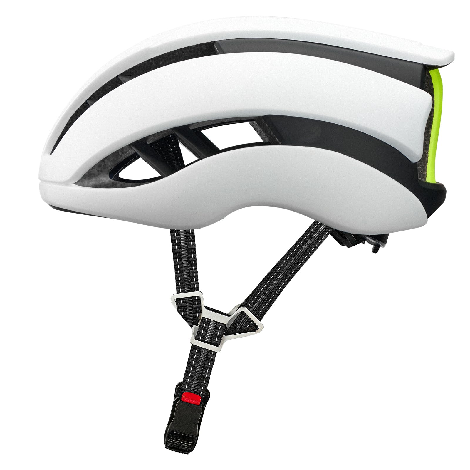 Fahrradhelm Herren Damen, Leichter Fahrradhelm Erwachsene für City & Rennrad mit Magnetverschluss, 16 Belüftungsöffnungen, CE EN1078 – Verstellbar M/L (55–61 cm, ca. 290–300g)