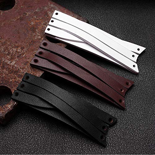 Cinturino per orologio in vera pelle, interfaccia speciale, cinturino da 20 mm per CK K2R2S6/K2R2M1 K2r2s1, bracciale da uomo e da donna, nero(Black)